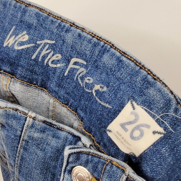 We The Free Light Wash Women's Skinny Denim Jeans Size 26 - Picture 3 of 10